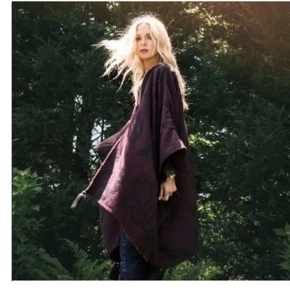 CLEOBELLA Sevigny Caplet Shawl Pancho - One Size - Picture 3 of 8